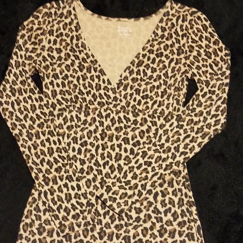 5 for 15!  Express Leopard Print Sexy Basic Vee